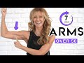 7 Minute TONED ARM Workout With Weights Over 50!