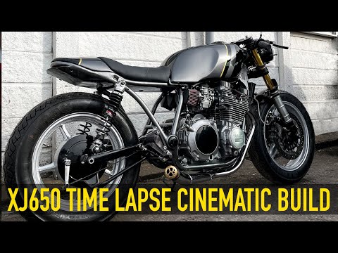 Yamaha XJ650 Cafe Racer Build Cinematic Timelapse by Jish