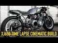 Yamaha XJ650 Cafe Racer Build Cinematic Timelapse by Jish