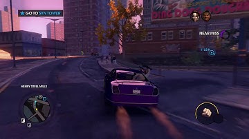 Hilarious saints row 3 glitch.