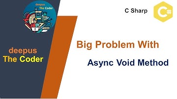 Big Problem With Async Void Method In C#