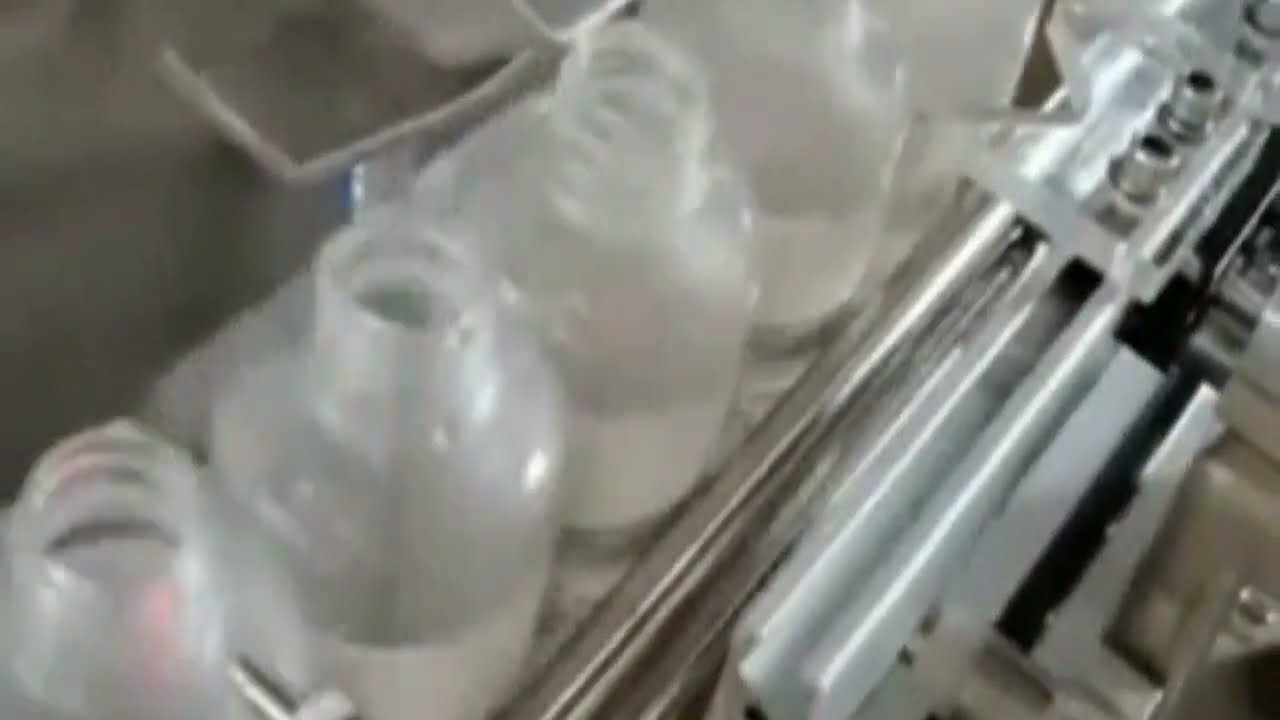 Two heads filling machine linear type liquid filler