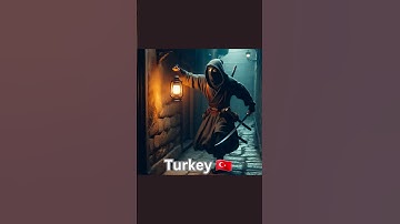 Countries as Ninjas by AI 🥷