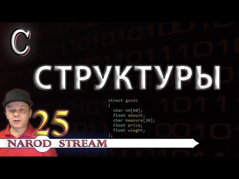 Программирование на C. Урок 25. Структуры