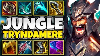 THREE HOURS OF HIGH ELO JUNGLE TRYNDAMERE GAMEPLAY (TRYNDAMERE MOVIE)