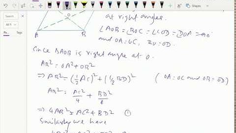 Euclid geometry : - ( Problem solving by using pythagoras theorem ) - 113.