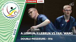 Alexis LEBRUN / Félix LEBRUN vs FAN Zhendong / WANG Chuqin | R16 | Durban 2023