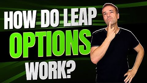 How do LEAPS Options Work (LEAPS Option Trading Strategy) WHEN should you BUY a LEAPS Option