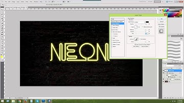 How to Create Neon Text  Effect in Photoshop