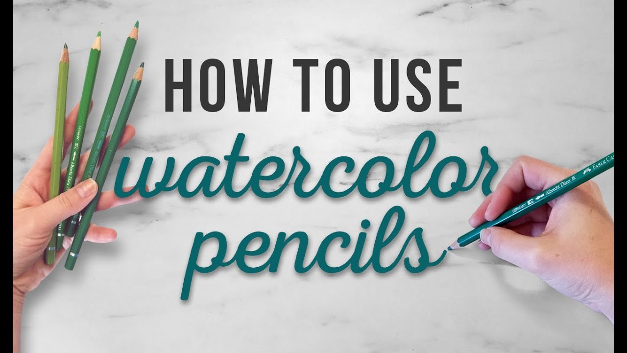 How to Use Watercolour Pencils, Tips for Beginners