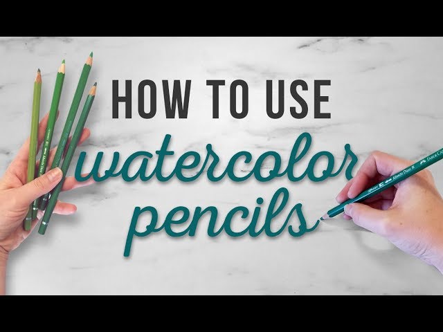 How To Use Watercolor Pencils | TIPS FOR BEGINNERS