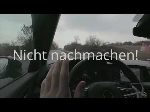 2022 VW Golf 8 GTE Travel Assist Test Bundesstraße inklusive Emergency Assist