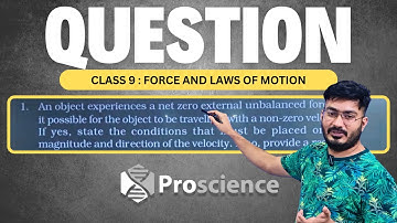 Q 1 An object experiences a net zero external unbalanced force,