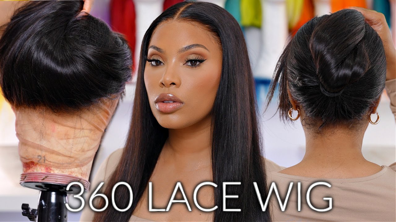 ✨NEW INVISIBLE BAND WIG ✨PUT WIG INTO PONYTAIL | 360 LACE WIG INSTALL