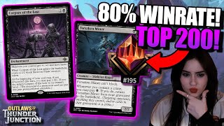 Skeletons are INSANE🔥Standard Mono Black🔥 MTG Thunder Junction Gameplay