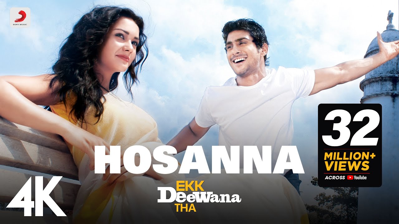 ARRahman   Hosanna Best Video  Ekk Deewana Tha  Amy Jackson  Prateik Babbar  Leon  Suzanne