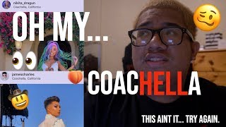 ROASTING YOUTUBERS COACHELLA OUTFITS! (Emma Chamberlain, James Charles, Nikita Dragun, \& more)