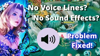 How to Fix No Voice Line and No Skill Sound Effects of Heroes in Mobile Legends: Bang Bang