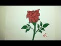 Learn How to Draw Pretty Rose in Bloom -- iCanHazDraw!