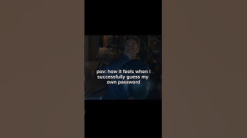 POV: When You Finally Guess Your Own Password 😂💀 #Shorts