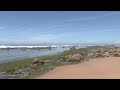 Relaxing Ocean Waves Crashing on the Beach During the Low Tide - Ocean Sounds - 4K UHD 2160p