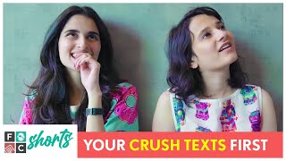 FilterCopyShorts | When Your Crush Texts You | Ft Aisha Ahmed & Yashaswini Dayama | #Shorts