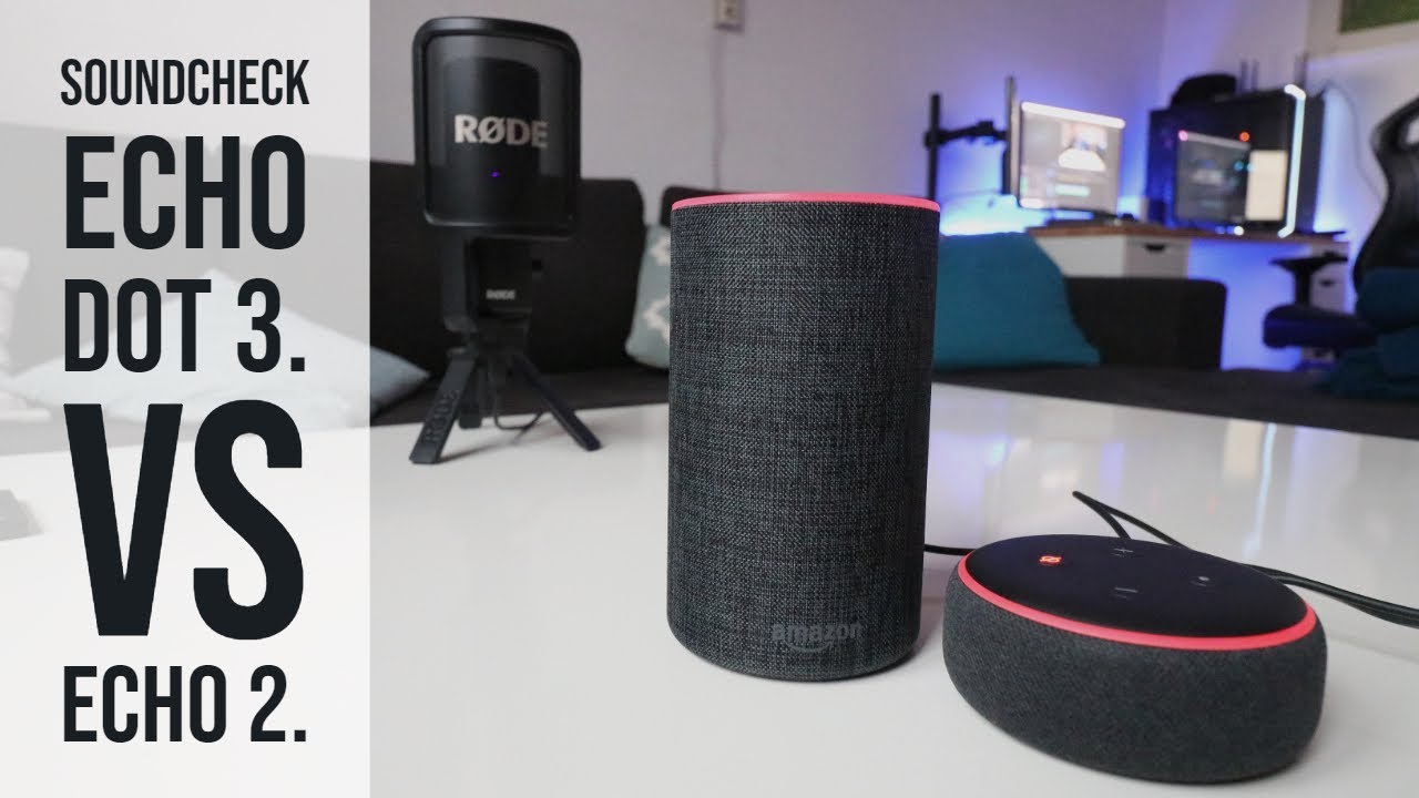 Vergleich Amazon Echo 2. Generation vs. Echo Dot 3. Generation