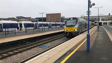 Chiltern Railways, Great Western Railway and CrossCountry Trains at Banbury on January 25th 2020