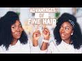 5 ADVANTAGES OF HAVING FINE/THIN NATURAL HAIR, TO HELP YOU LOVE YOUR HAIR AS IT IS! | Obaa Yaa Jones