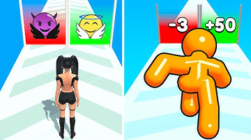 💃👑 Build A Queen VS Tall Man Run — The Ultimate Style & Size Showdown! 🏃‍♂️💪