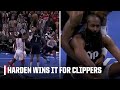 James Harden WINS IT for the Clippers 😤 4-point play with 6 seconds left 🚨 | NBA on ESPN