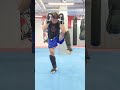 kickboxing workout  -how to properly defend against a low kick #kickboxing #workout #lowkick #defend