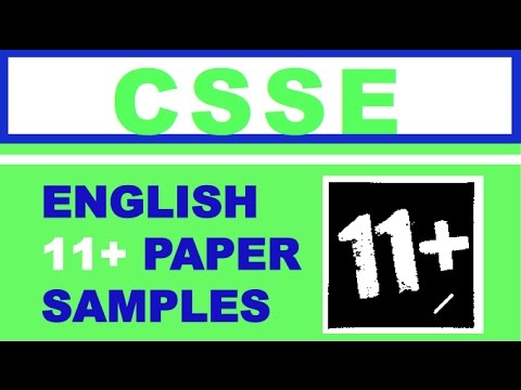 Csse Essex 11 English Practice Questions