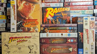 My Collection of Indiana Jones Films On Physical Media