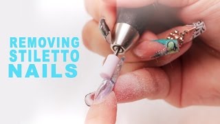 Removing Stiletto Nails  Kupa ManiPro Passport EFile Review