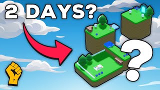 I tried to make a game in 2 days, heres what happened
