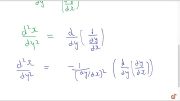 In `(dy)/(dx),\\ x` is independent variable and `y` is the dependent variable. If independent an...