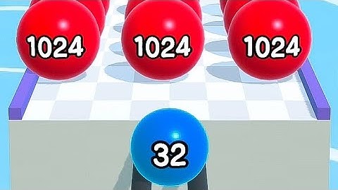 🟡🔵Ball Run 2048 Pro Gameplay Walkthrough New UpdateTrailers Gaming Mobile Games iOS,Android Part 119