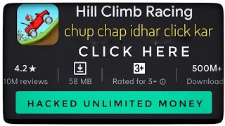 HOW TO DOWNLOAD HACKED MOD OF  HILL CLIMB RACING GAME WITH [UNLIMITED COIN AND DIAMOND] screenshot 3
