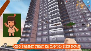 #42I Mèo sammy thiết kế nhà COOL NGẦU I Mini World I mèo sammy