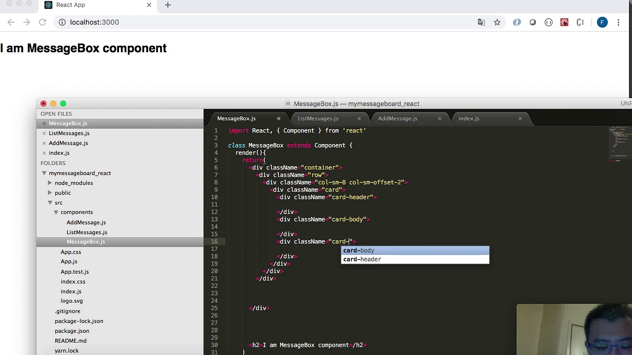 Code Share React & React Native Video 1.1 React App: UI - YouTube