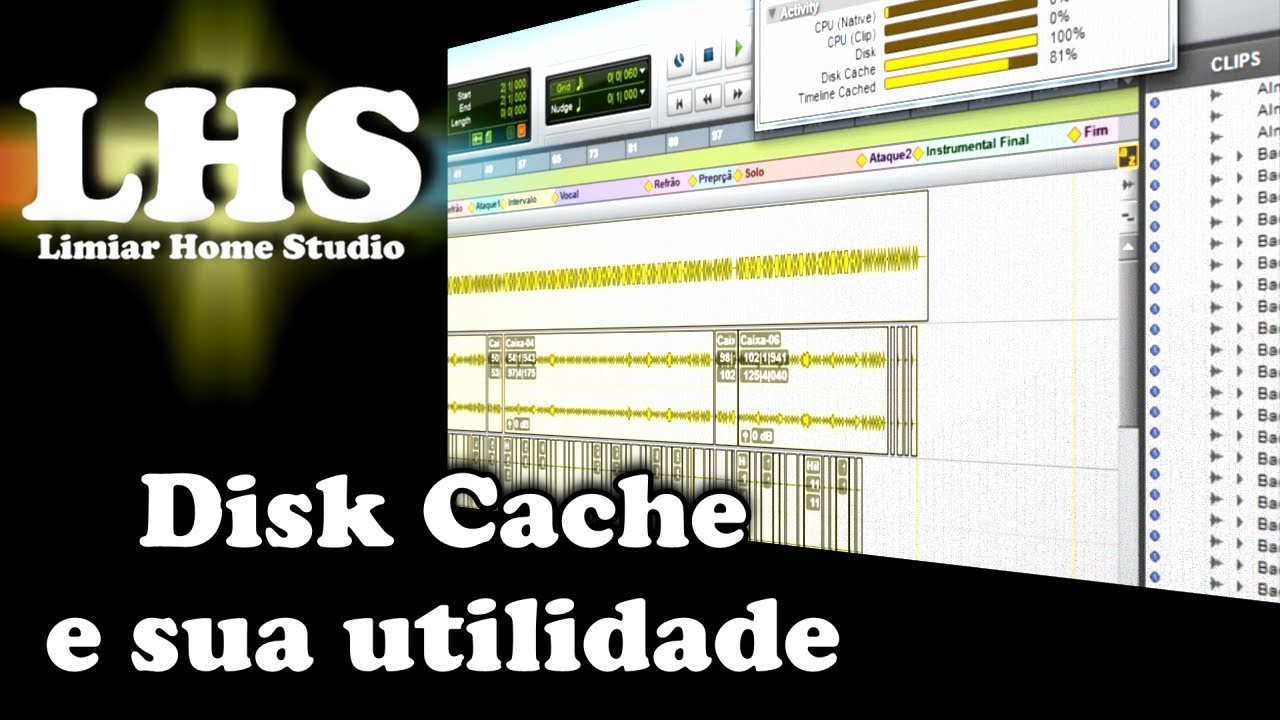 Disk Cache e sua utilidade - Pro Tools 10 - Português do Brasil - YouTube