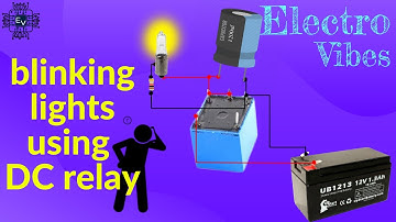 How to make a simple oscillator |Without IC |flashing/blinking lights using DC relay