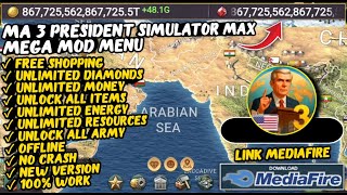 MA 3 President Simulator Pro Max Mod Menu Apk - Unlimited Money, Unlocked All & Free Shopping screenshot 1