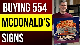 Collecting McDonalds Signs: 554 Signs in One Weekend Trip!