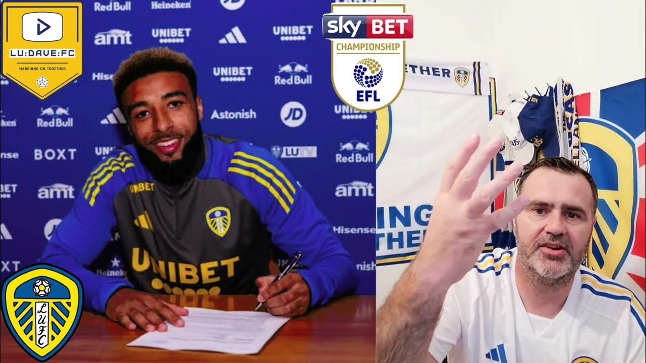 Leeds United Jayden Bogle signing number 4 at Elland Road. leedsunited championship football