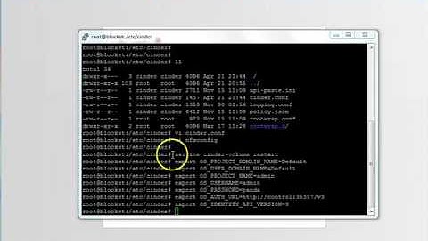 OpenStack NFS volume configuration