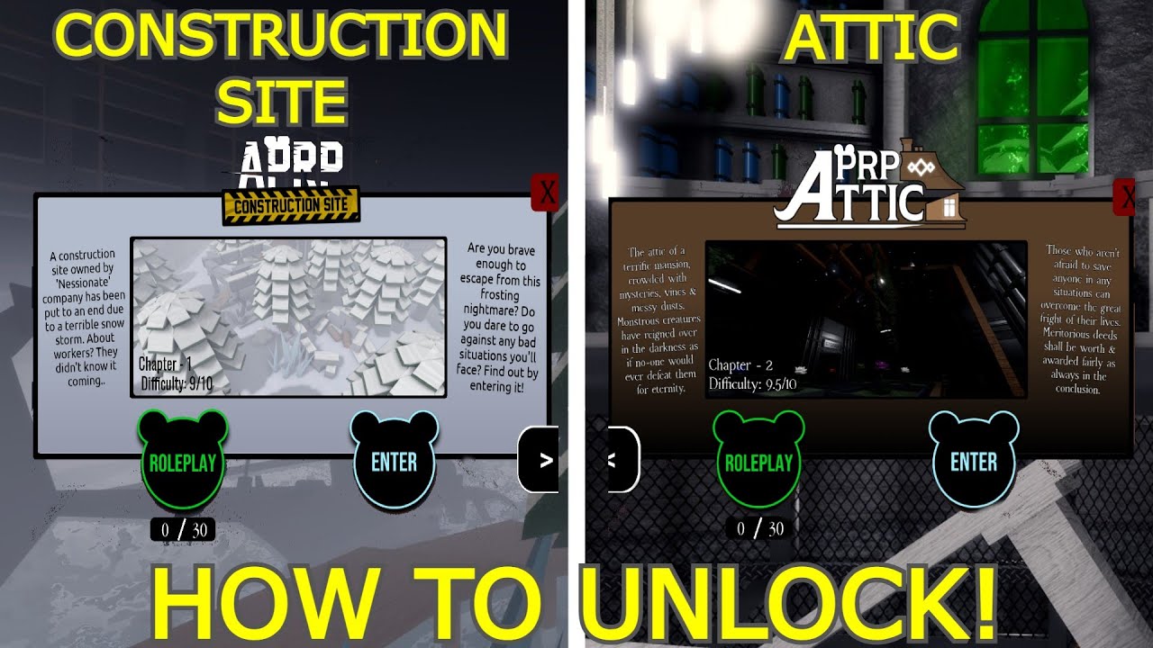 How to UNLOCK CONSTRUCTION SITE & ATTIC MAPS in ACCURATE PIGGY RP: THE ...