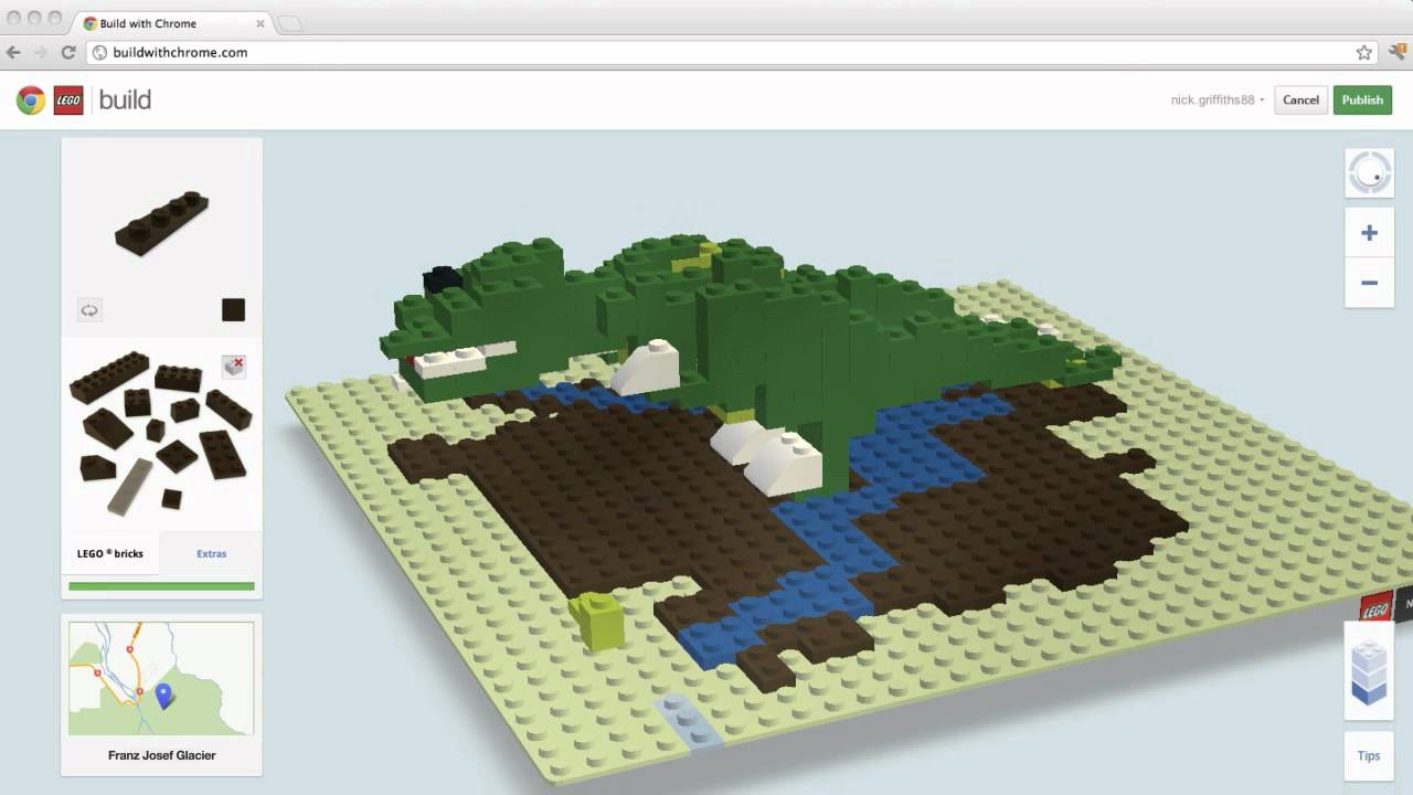 Virtual LEGO Blocks: Build with Chrome, Set on Google Maps - WebUrbanist