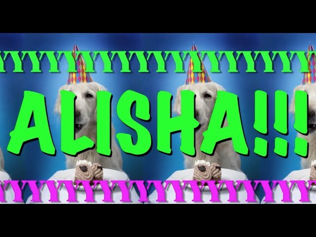 HAPPY BIRTHDAY ALISHA! - EPIC Happy Birthday Song